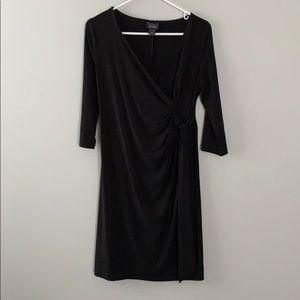 Black maternity dress